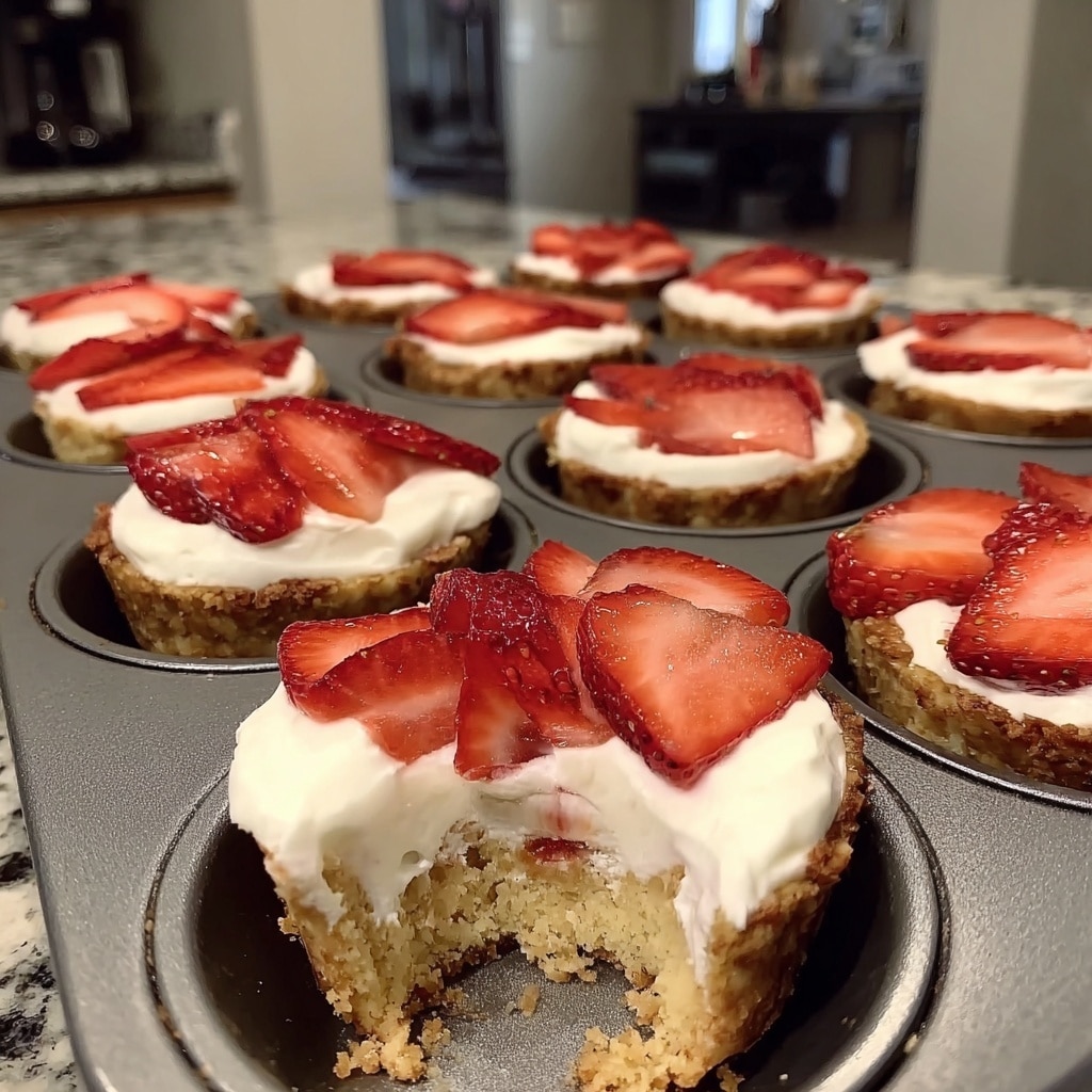 Strawberry Cheesecake French Toast Cups Recipe - Recipe Image