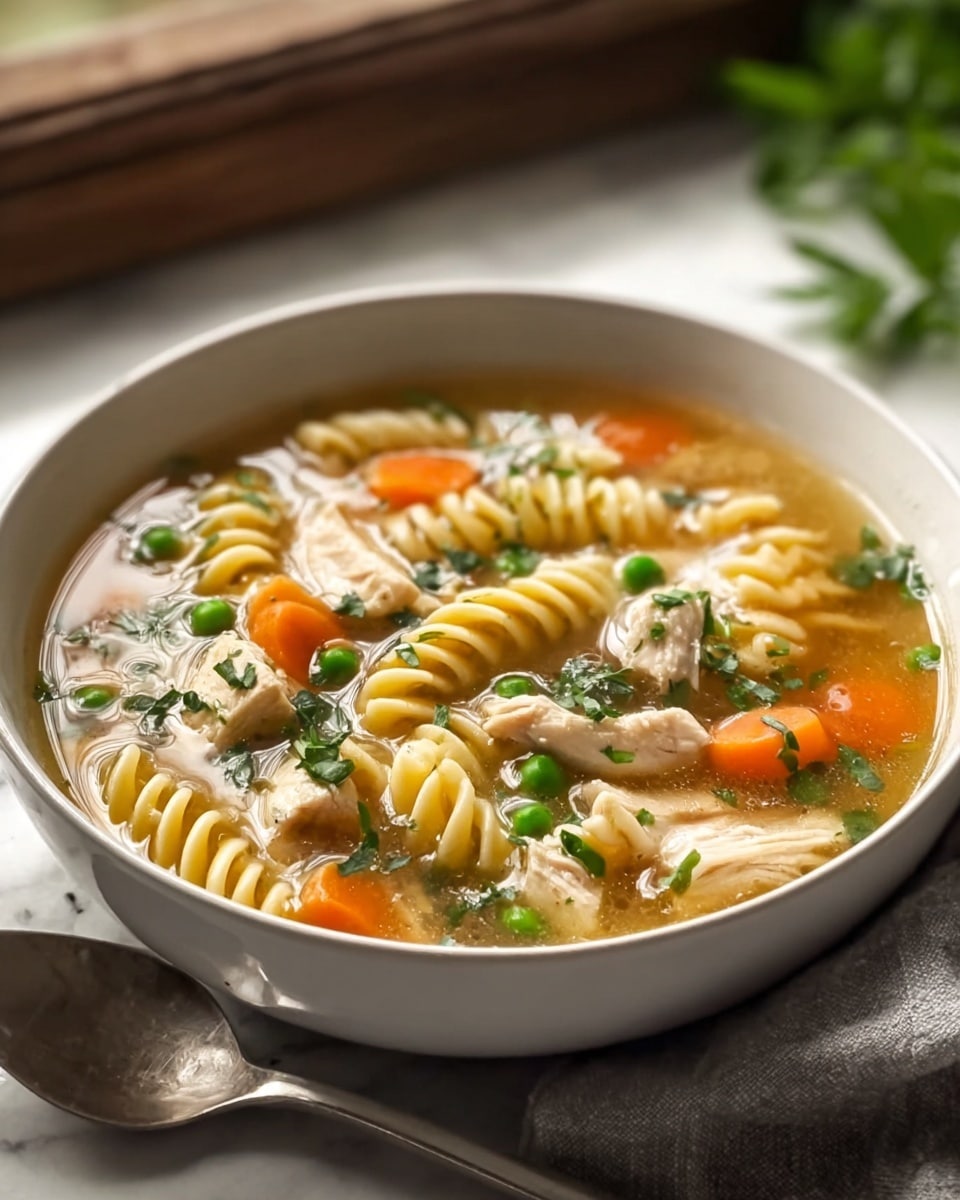 Fresh Herb Chicken Noodle Soup Recipe - Recipe Image