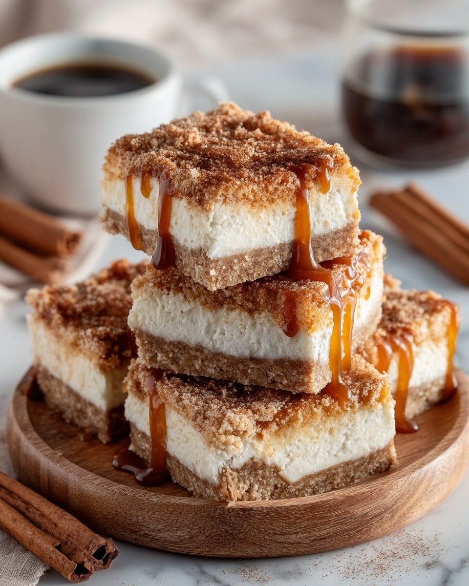 Churro Cheesecake Bars Recipe - Recipe Image