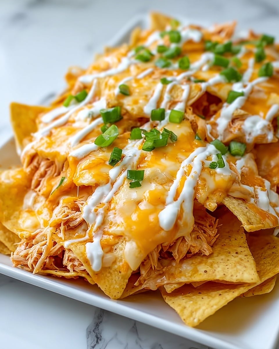 Buffalo Chicken Nachos Recipe - Recipe Image