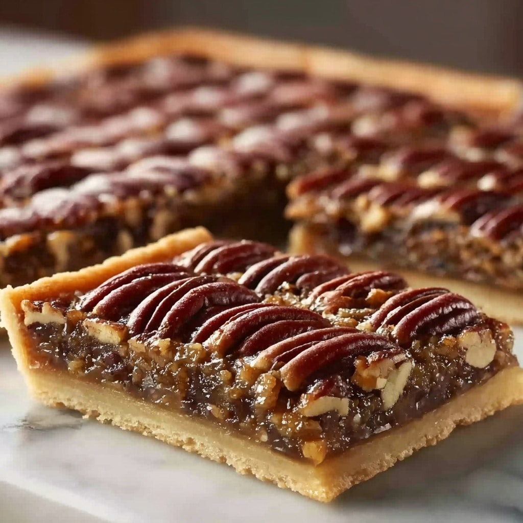 Lazy Girl Pecan Pie Bars Recipe - Recipe Image