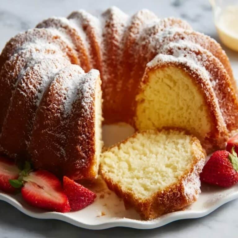Delicious Coconut Cream Cheese Pound Cake Recipe