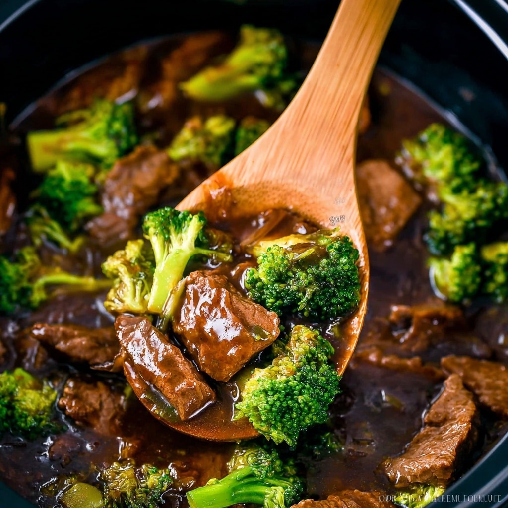 Crock Pot Beef and Broccoli Recipe - Recipe Image