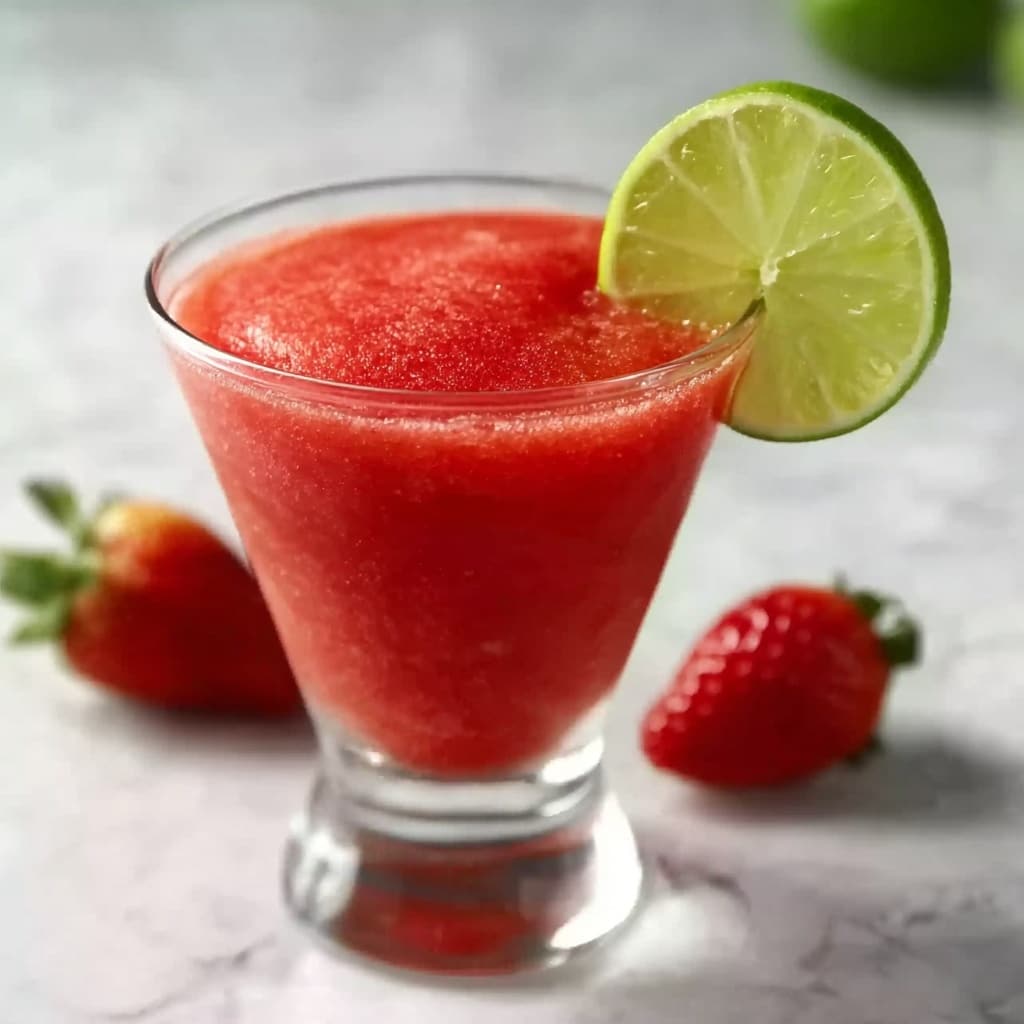 Easy Strawberry Daiquiri Recipe - Recipe Image