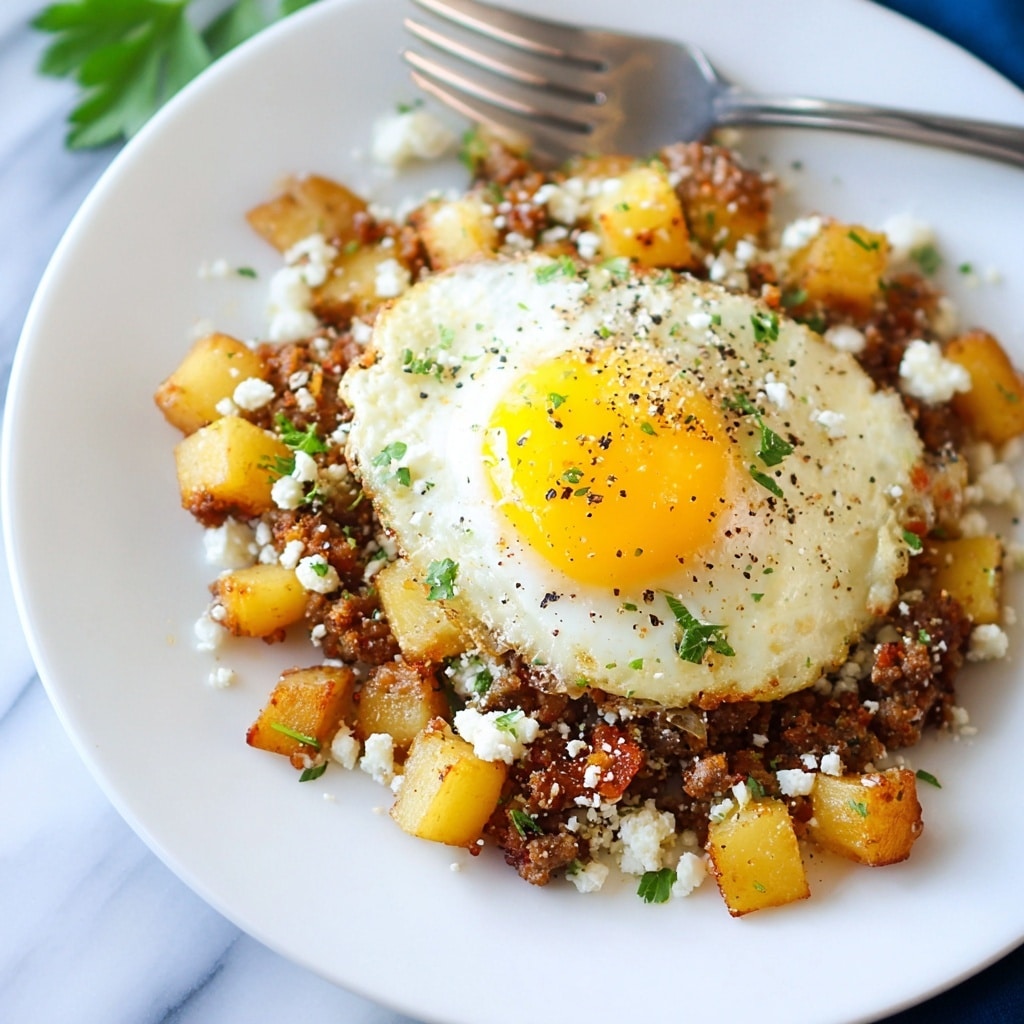 Sausage, Egg and Feta Hash Recipe