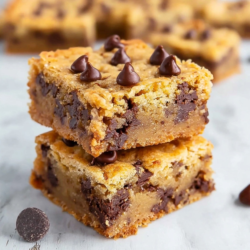 Easy Peanut Butter Chocolate Chip Bars Recipe - Recipe Image