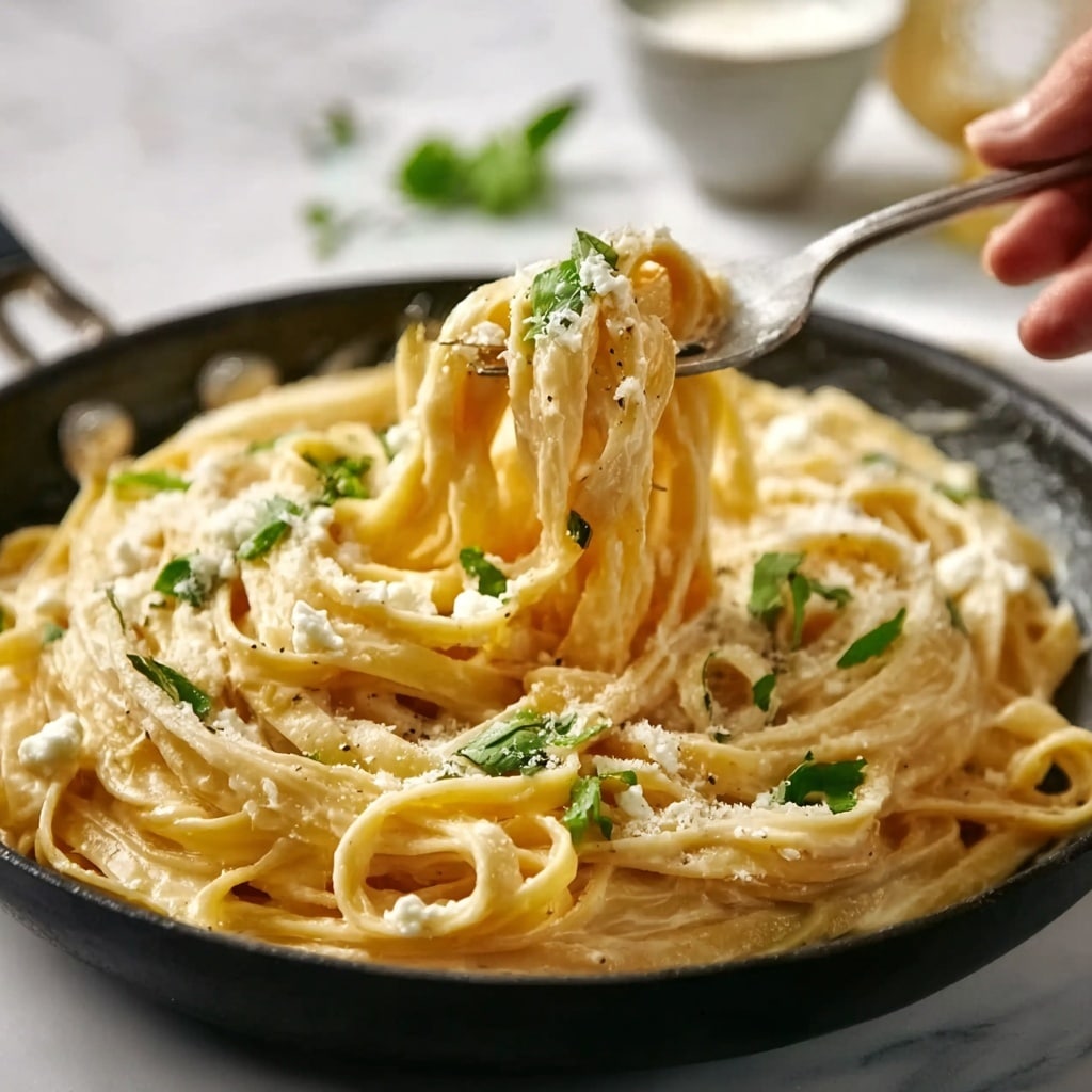 Easy Creamy Pumpkin Alfredo Pasta Recipe