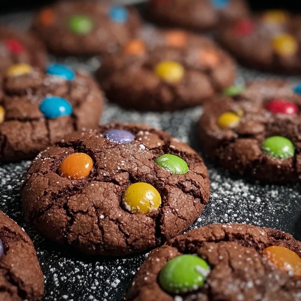 Chocolate M&M Cookies Recipe - Recipe Image