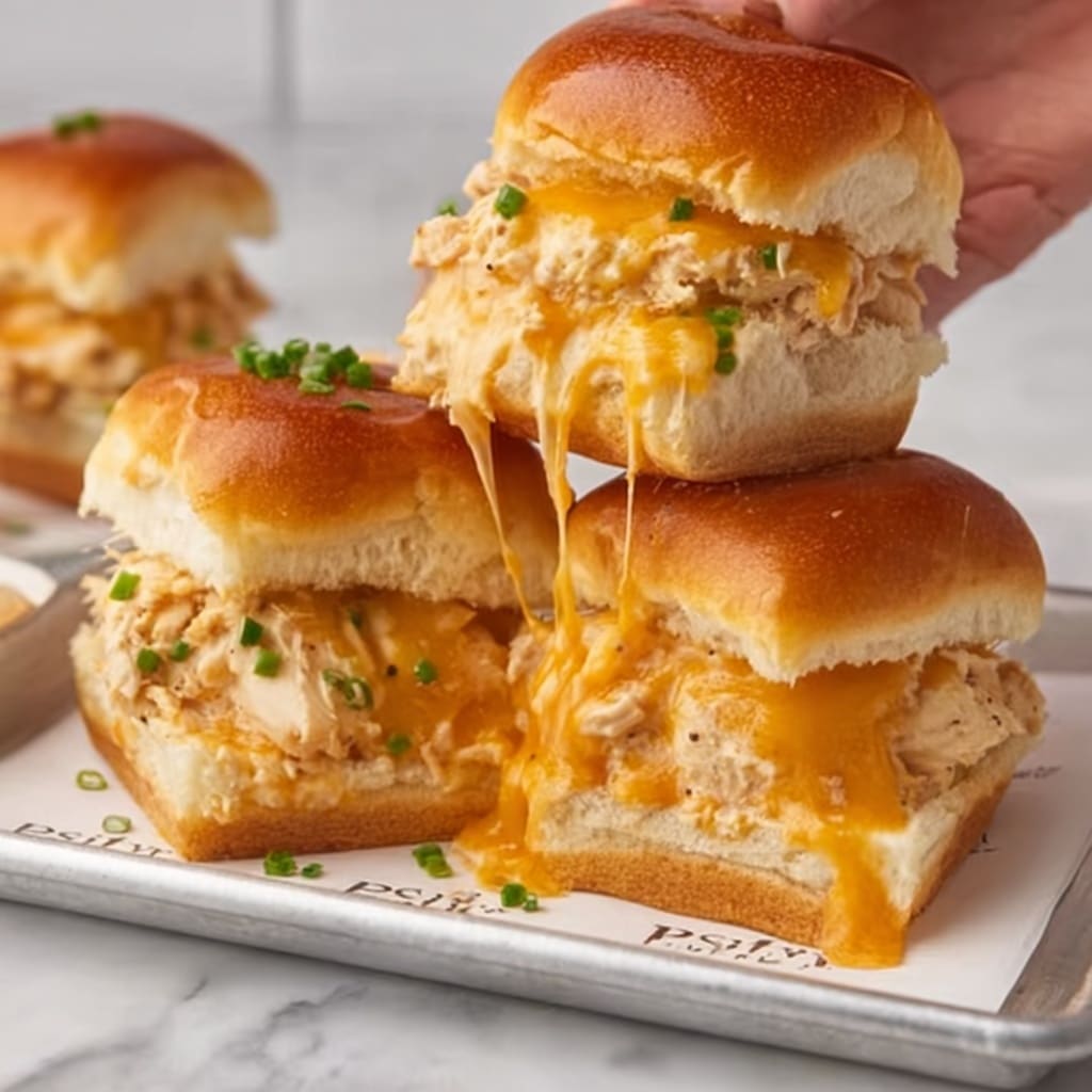 Buffalo Chicken Sliders Recipe - Recipe Image