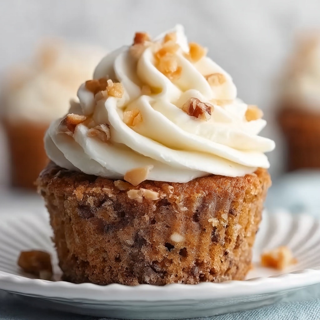 Carrot Cake Cupcakes with Cream Cheese Frosting Recipe - Recipe Image