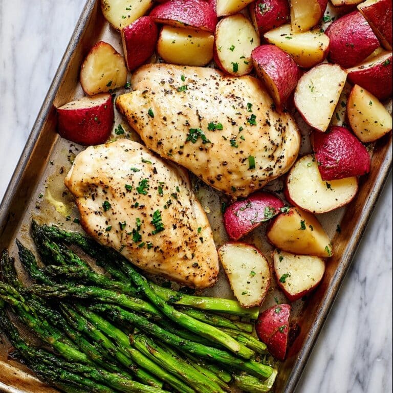 One Pan Honey Garlic Chicken and Veggies Recipe