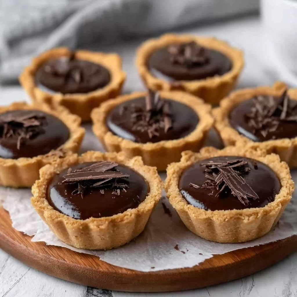 Mini Chocolate Tarts with Rich Dark Chocolate Ganache Recipe - Recipe Image