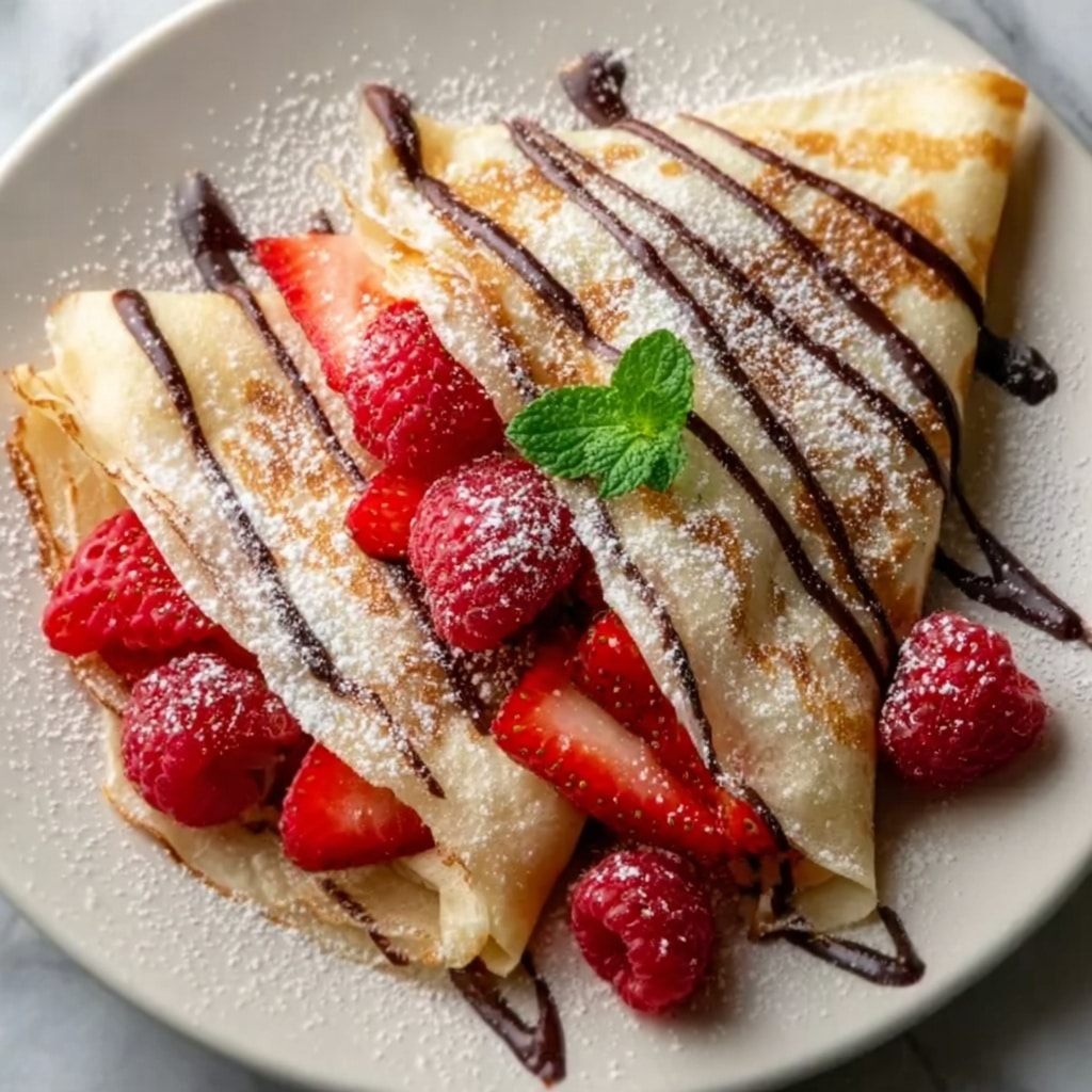 Creamy Classic Crepes Recipe - Recipe Image