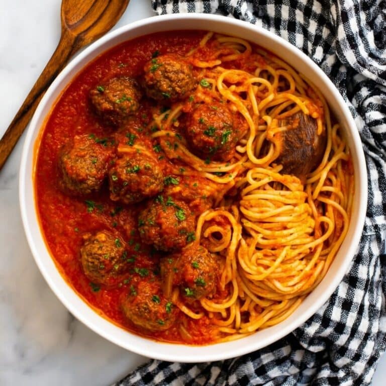 Slow Cooker Spaghetti and Meatballs Recipe