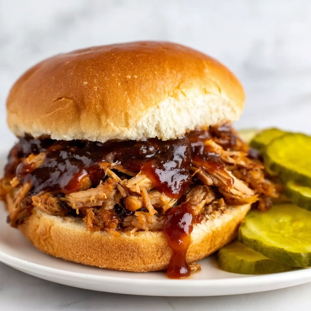 Slow Cooker Hot Honey Chicken Sandwiches Recipe - Recipe Image