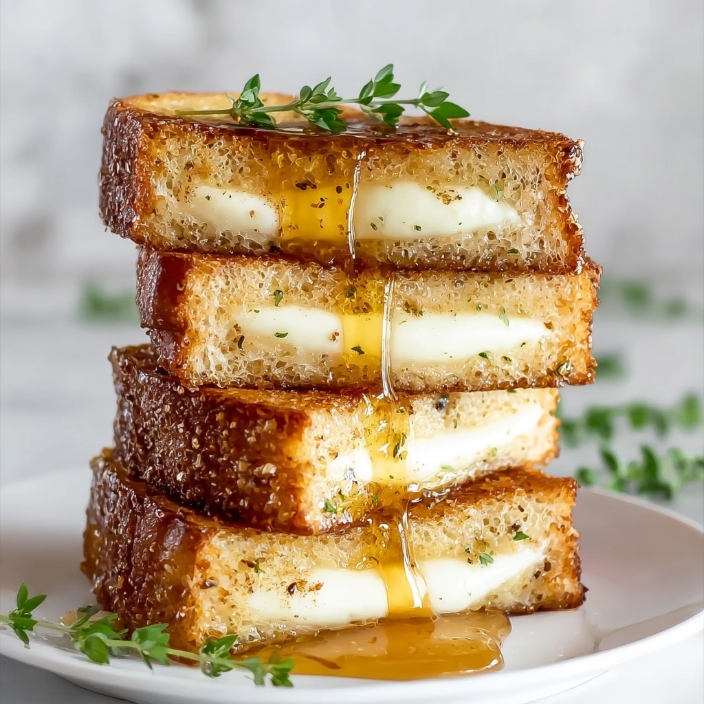 Marry Me French Toast with Creme Anglaise and Brûlée Topping Recipe - Recipe Image