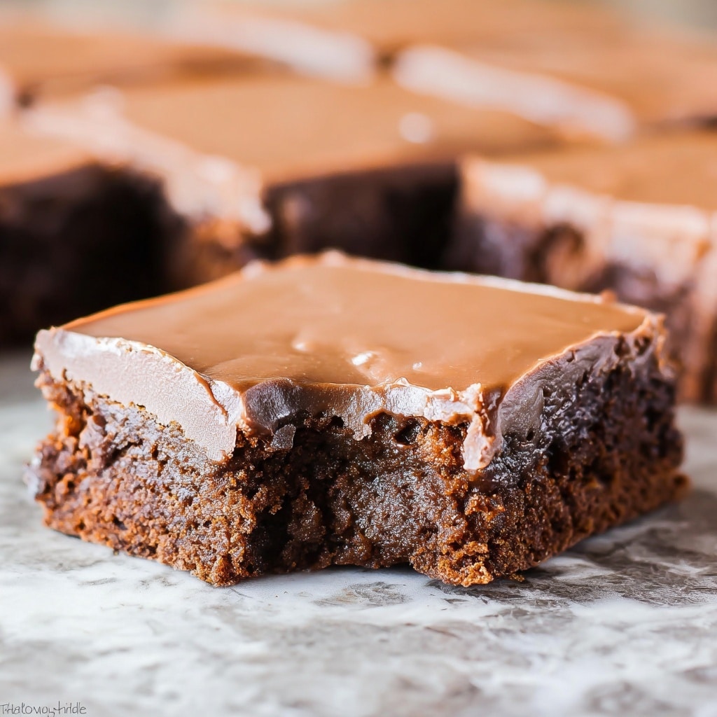 Lunch Lady Brownies Recipe - Recipe Image