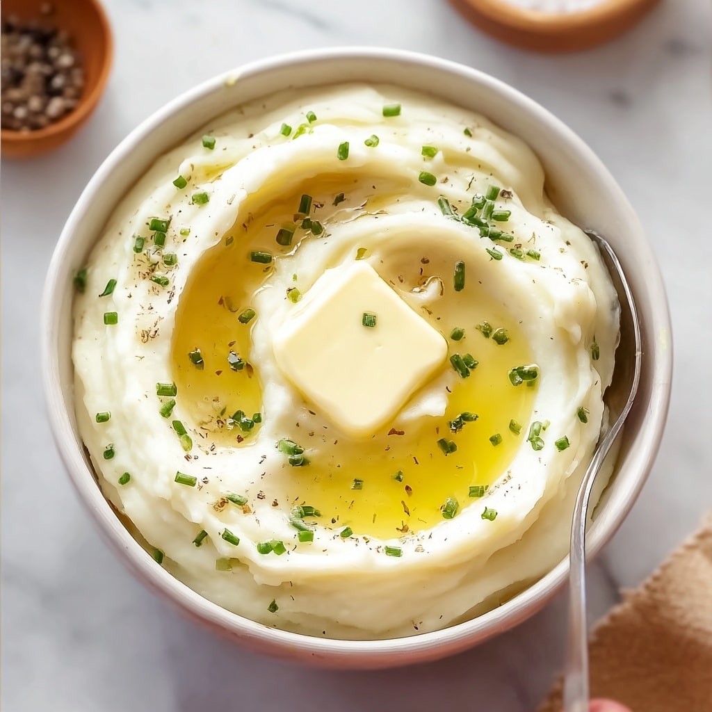 Easy Creamy Mashed Potatoes Recipe - Recipe Image