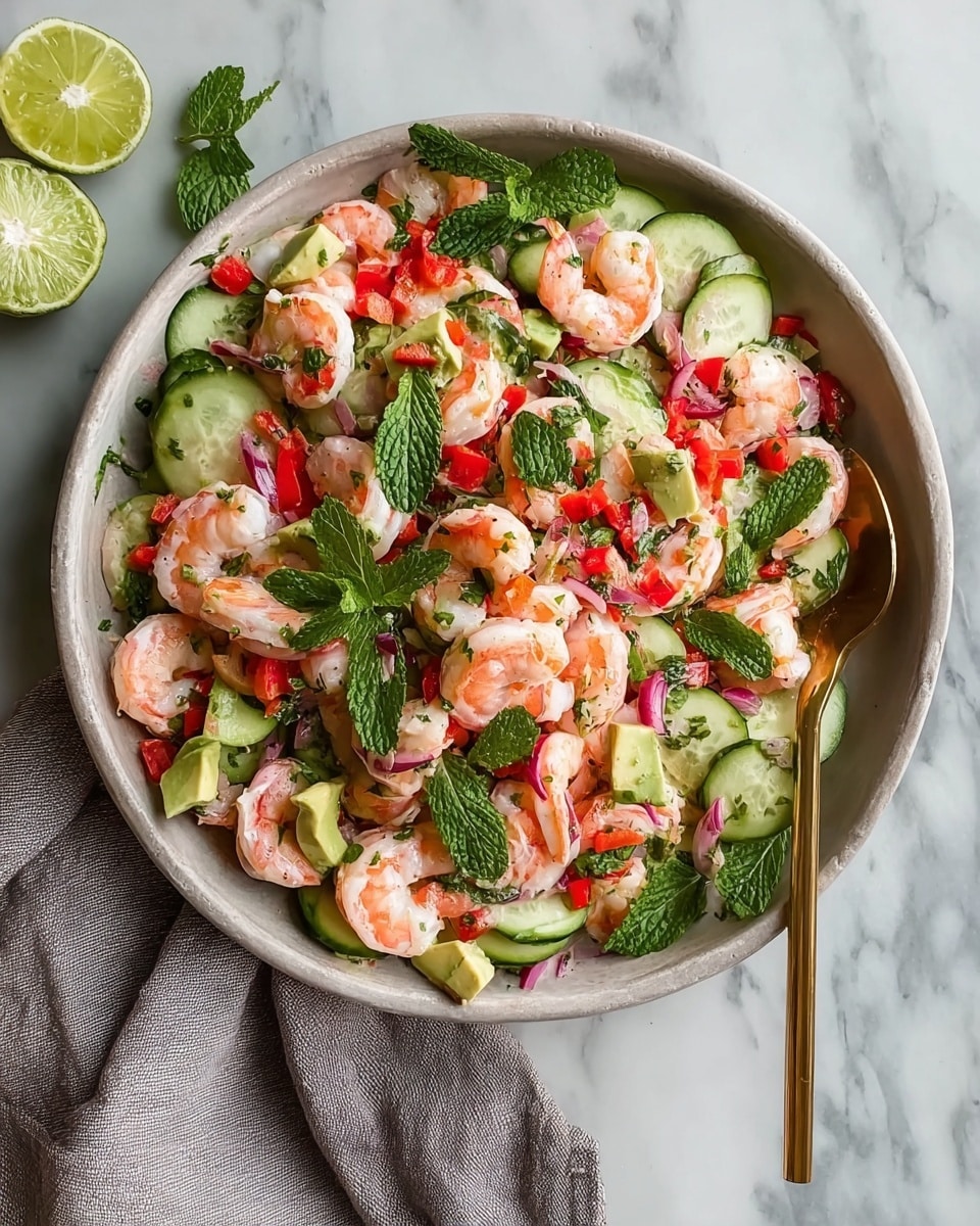 Fresh and Flavorful Seafood Salad Recipe - Recipe Image