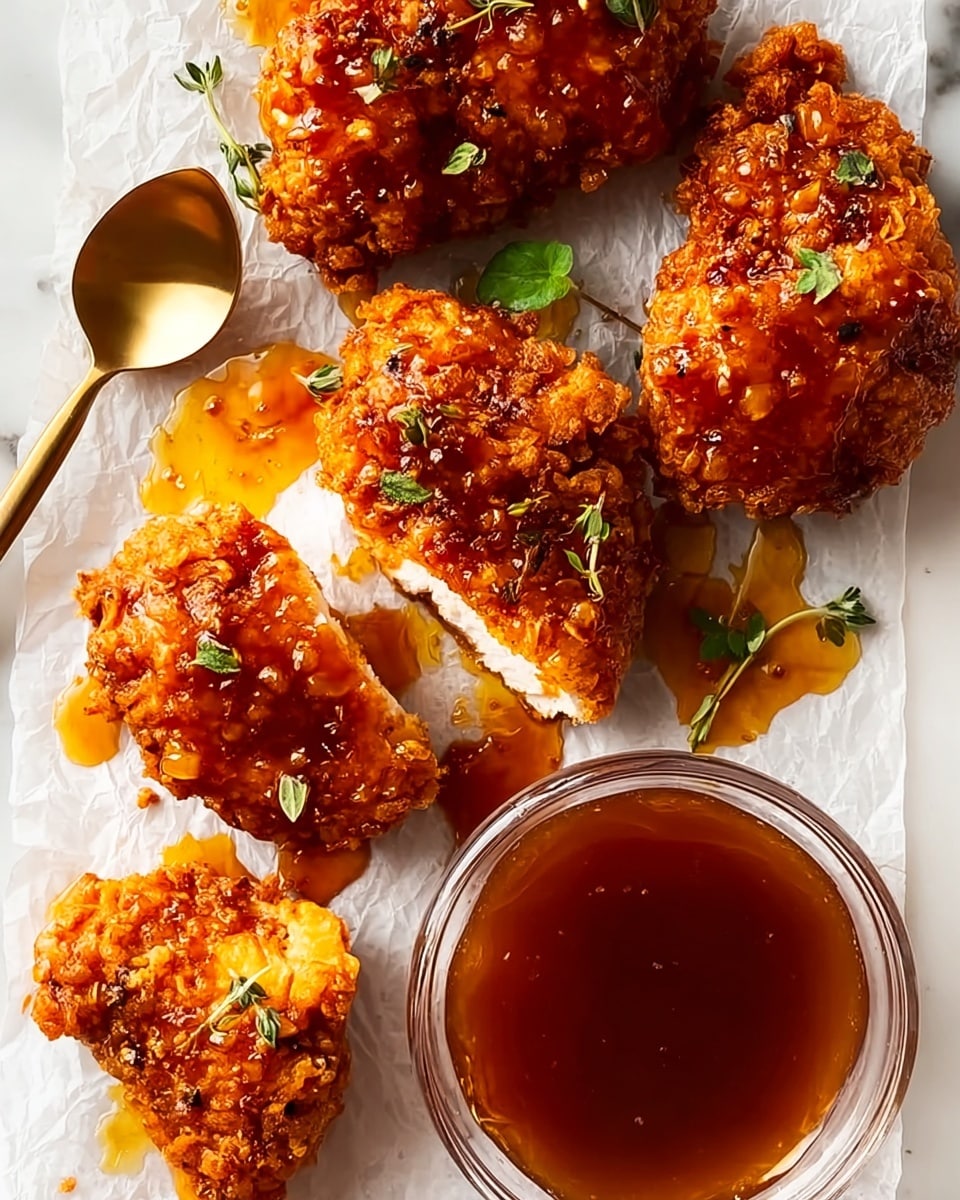 Hot Honey Crunch Chicken Recipe - Recipe Image