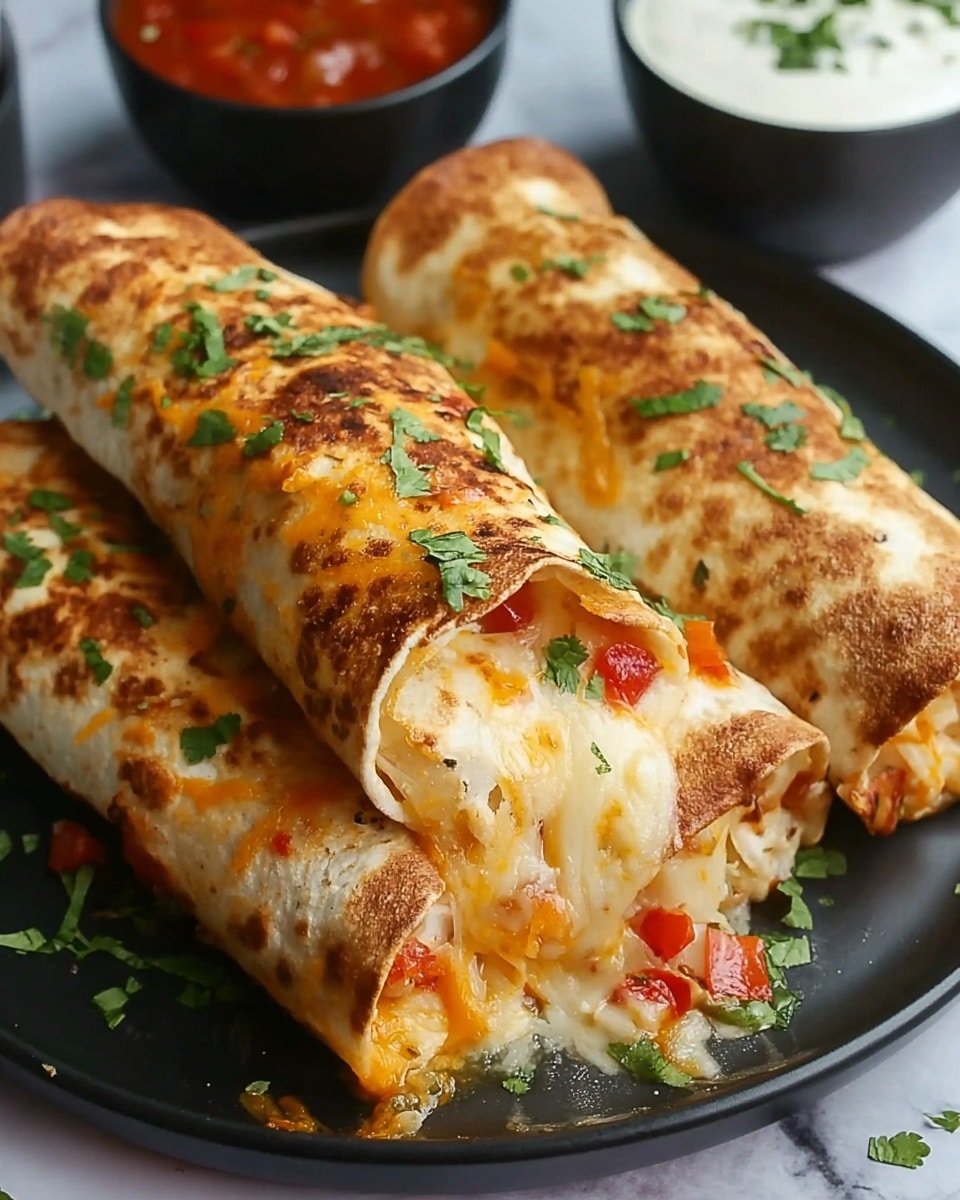 Baked Chicken Chimichangas: Easy and Delicious Recipe - Recipe Image