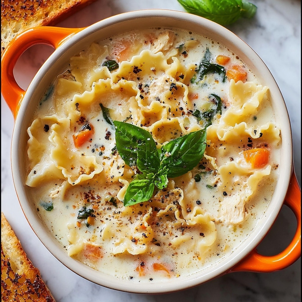 Chicken Lasagna Soup Recipe - Recipe Image