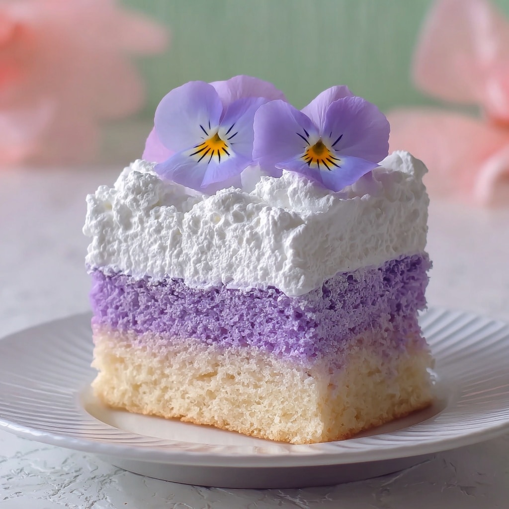 Taro Ube Cloud Cake: Delightfully Light Dessert for Everyone Recipe - Recipe Image