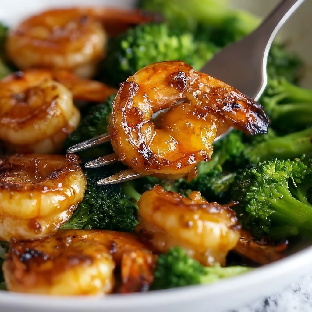 Honey Garlic Butter Shrimp & Broccoli Recipe - Recipe Image
