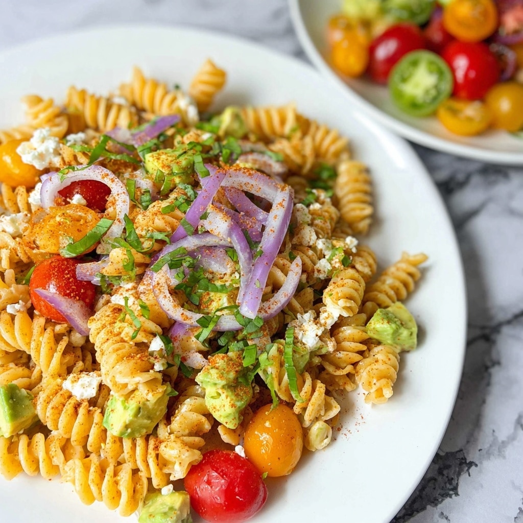 Healthy Street Corn Pasta Salad Recipe - Recipe Image