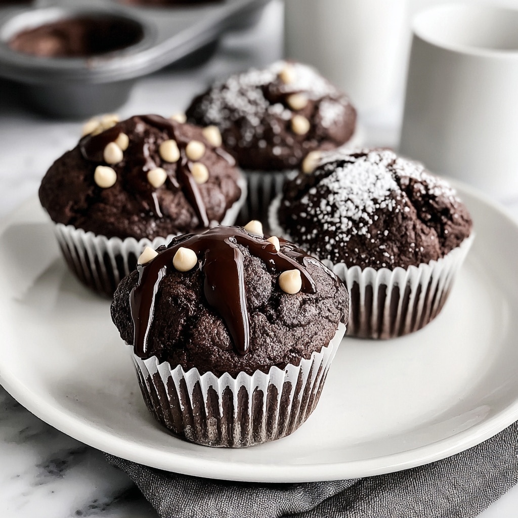 Double Chocolate Espresso Muffins Recipe - Recipe Image