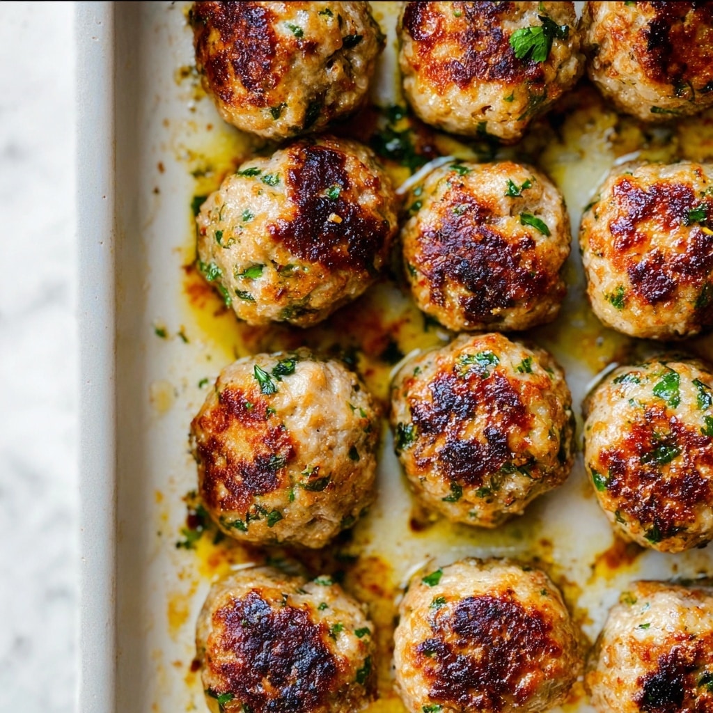 Italian-Style Chicken Meatballs Recipe - Recipe Image