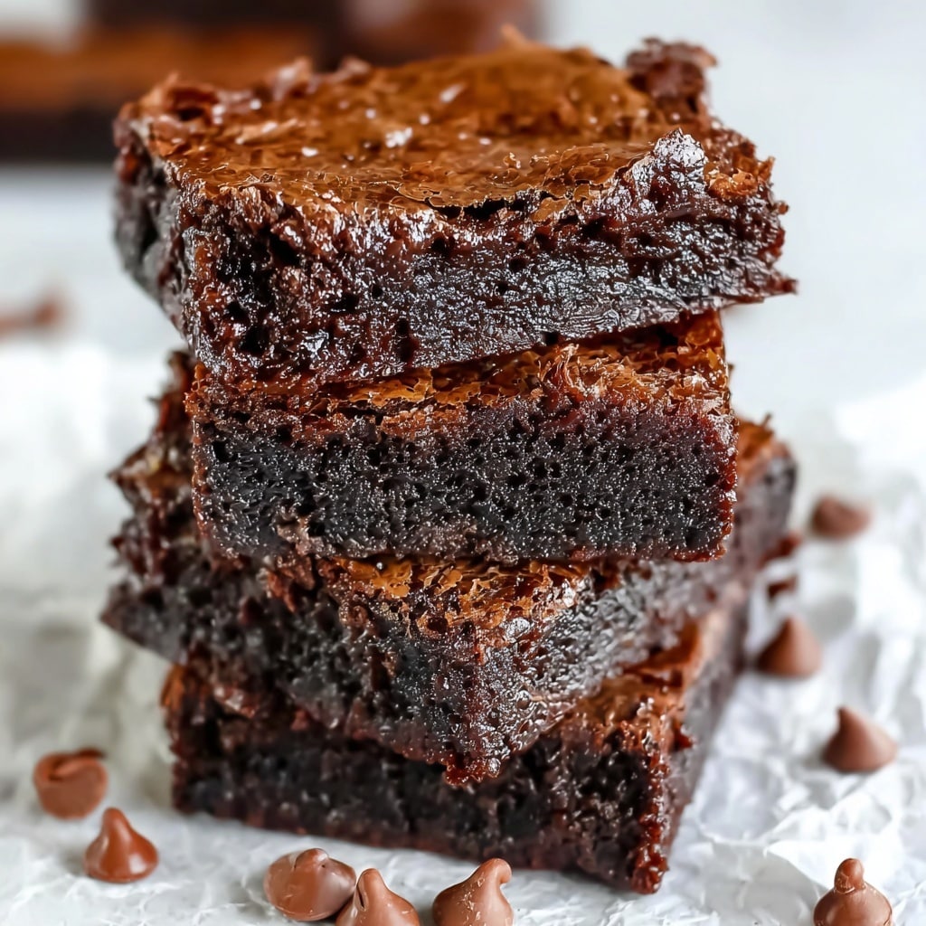 Easy Zero-Sugar Brownies with Greek Yogurt Recipe - Recipe Image