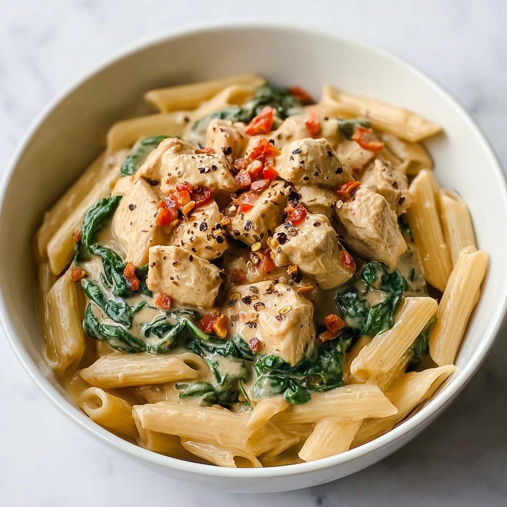 Creamy Chicken Pasta Recipe - Recipe Image