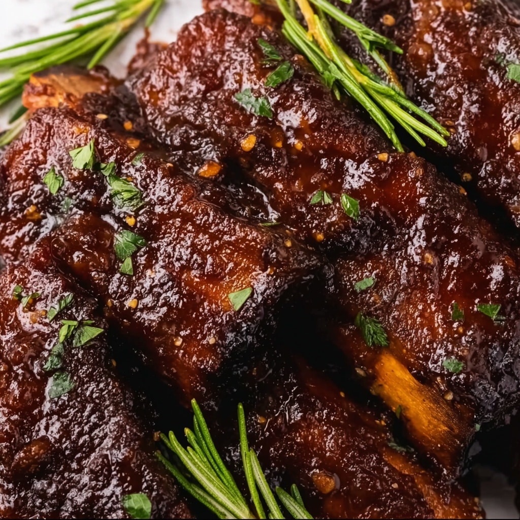Melt-in-Your-Mouth Tender Crockpot Beef Short Ribs Recipe - Recipe Image