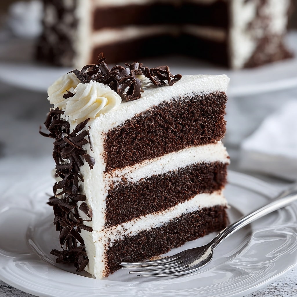 Tuxedo Cake Costco Copy Cat Recipe - Recipe Image