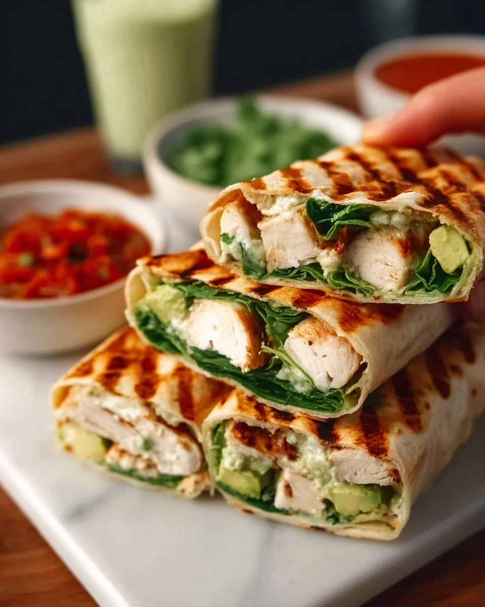 Avocado Chicken Wraps Recipe - Recipe Image