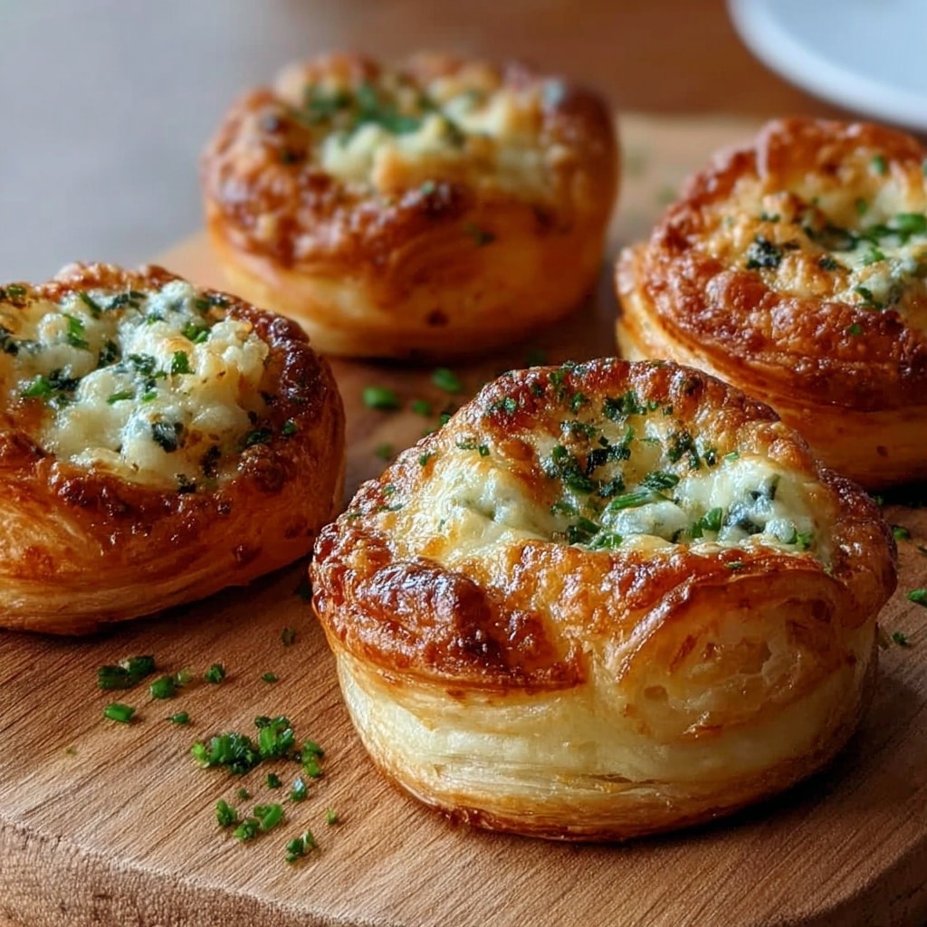 Herb & Cheese Stuffed Puff Pastry Bites Recipe - Recipe Image