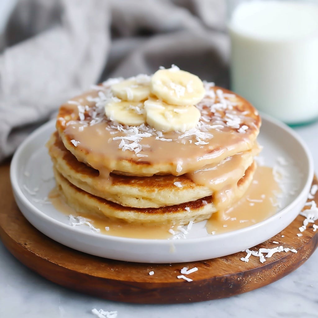Coconut Cream Pancakes Recipe - Recipe Image