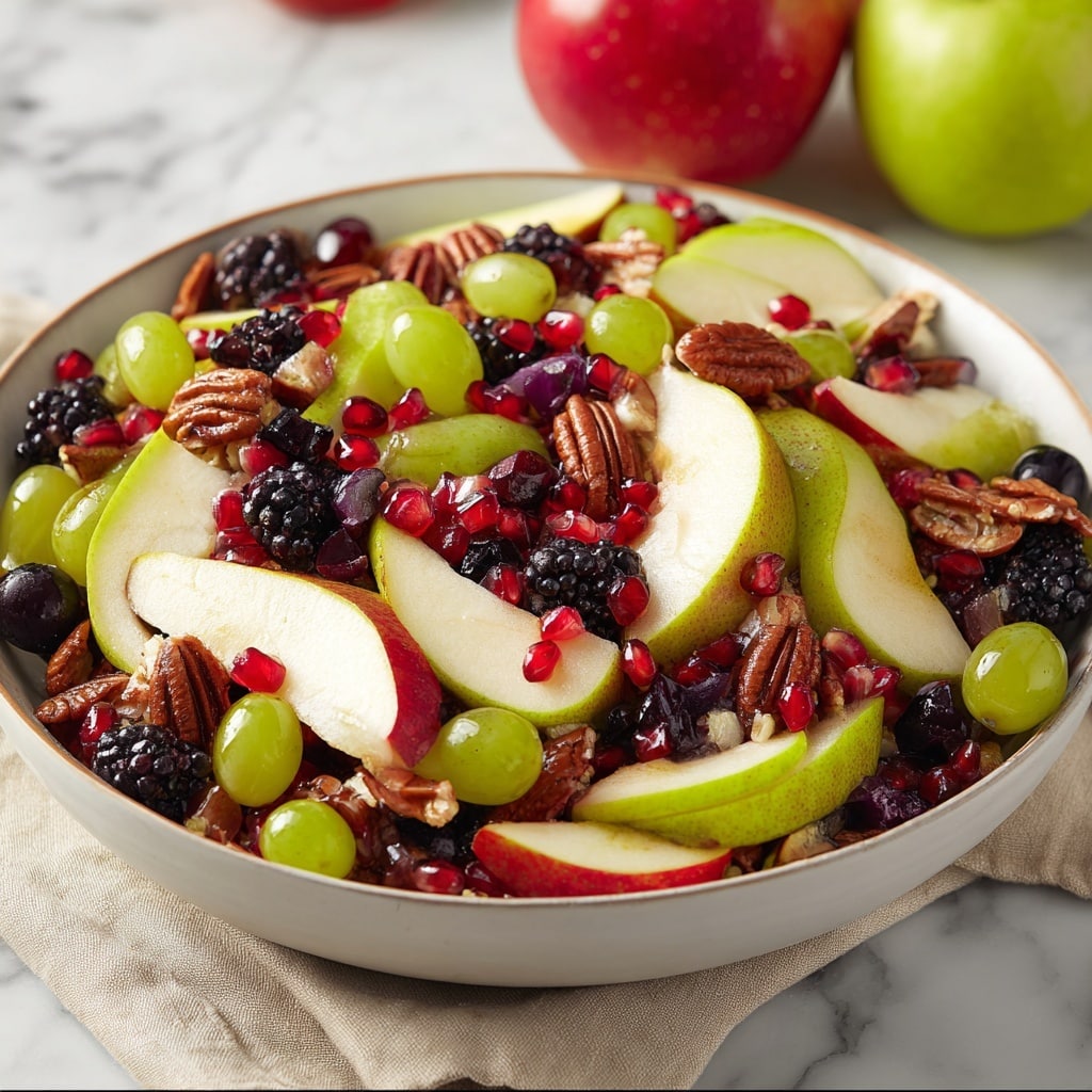 Fall Fruit Salad with Cinnamon Honey Dressing Recipe - Recipe Image