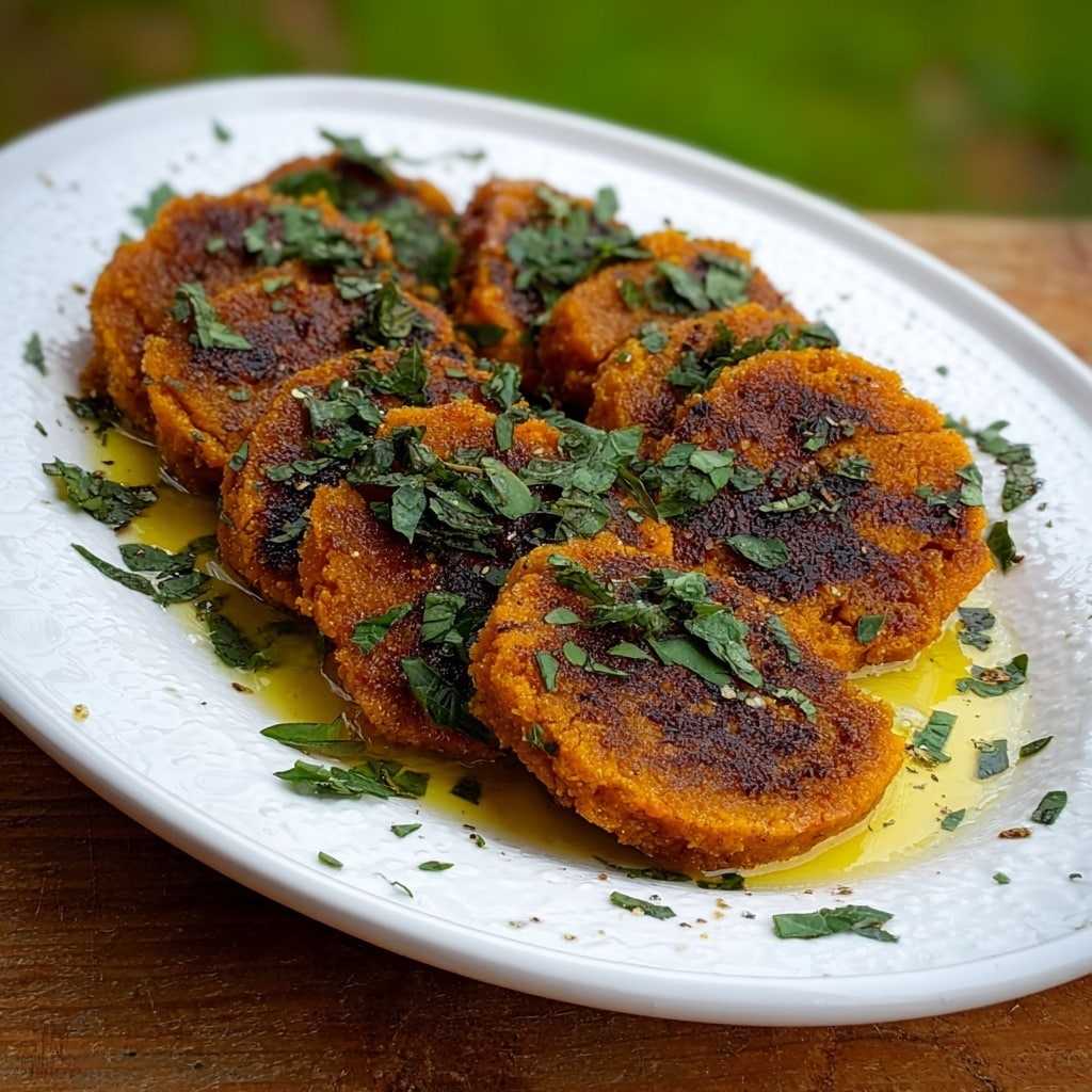 Sweet & Spicy Smashed Sweet Potatoes Recipe - Recipe Image