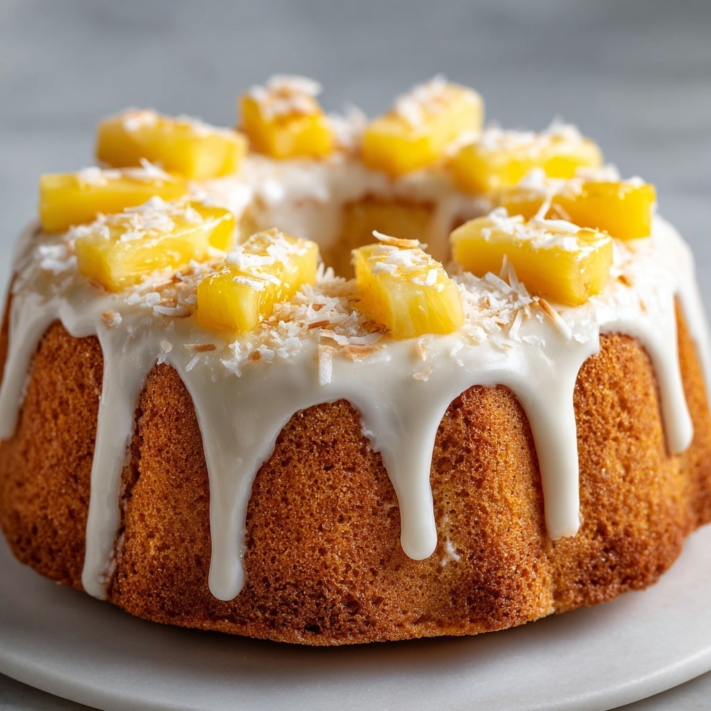 Pina Colada Pound Cake Recipe - Recipe Image