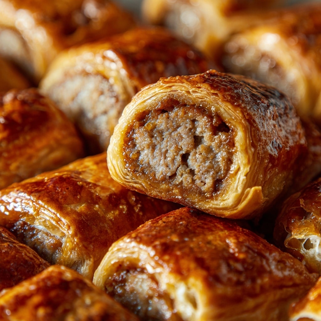 French Onion Sausage Rolls Recipe - Recipe Image