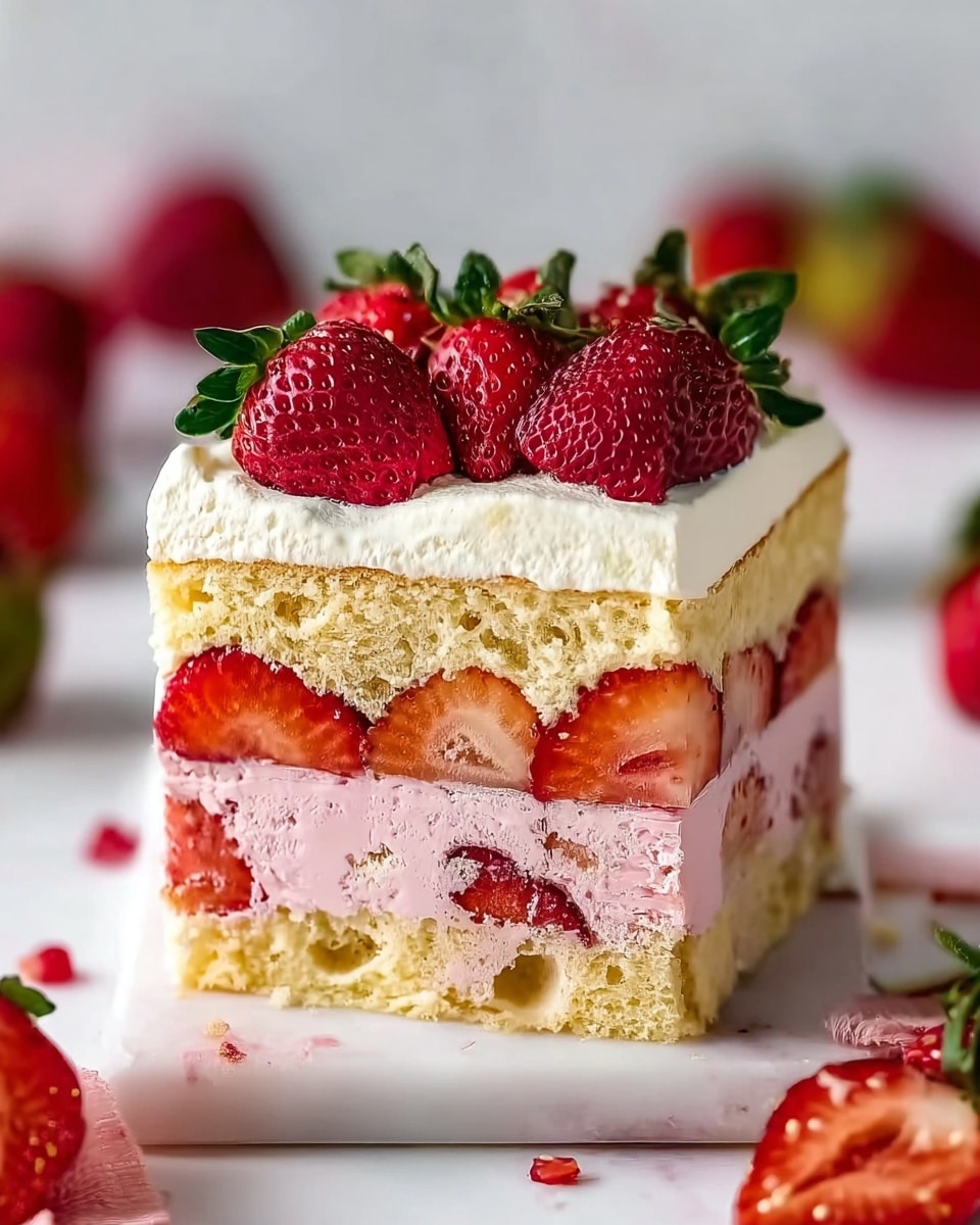 Strawberry Shortcake Tiramisu Recipe - Recipe Image