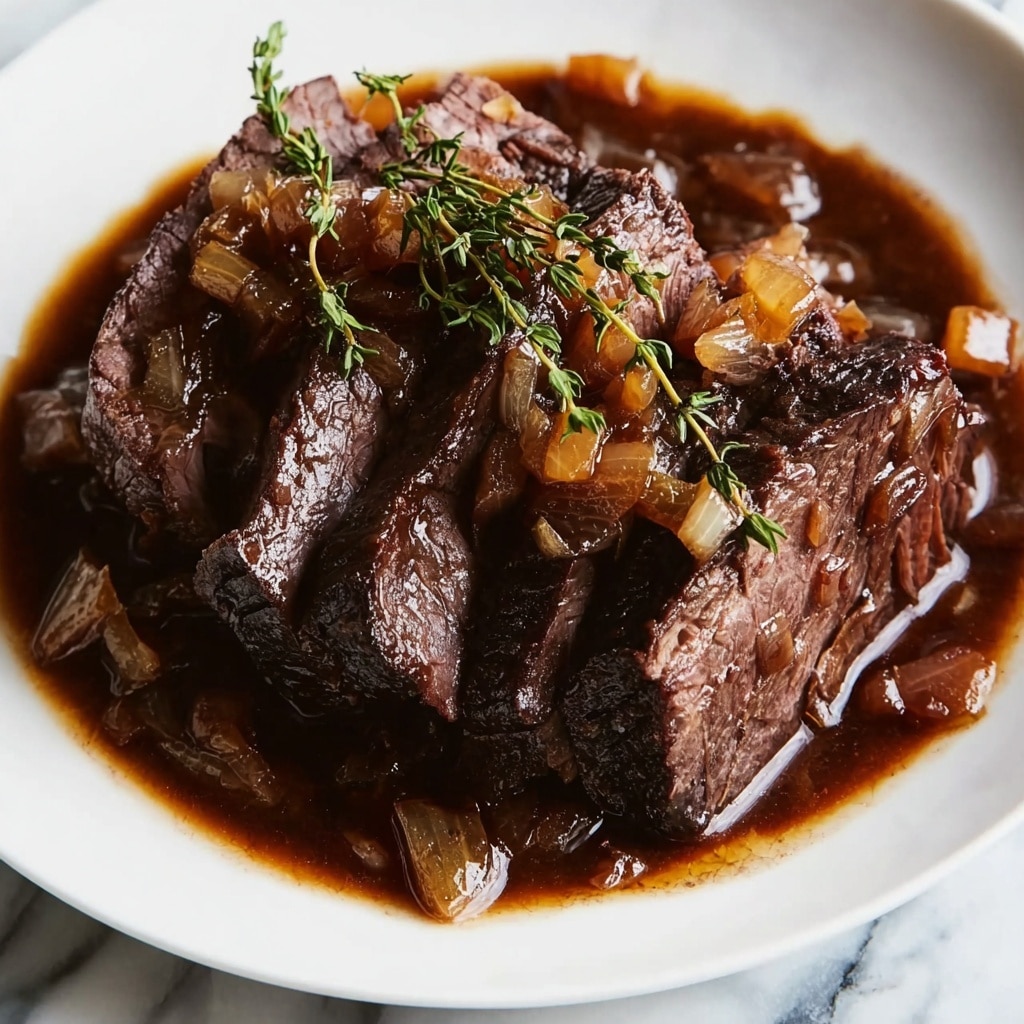 Red Wine and Honey Braised Brisket Recipe - Recipe Image