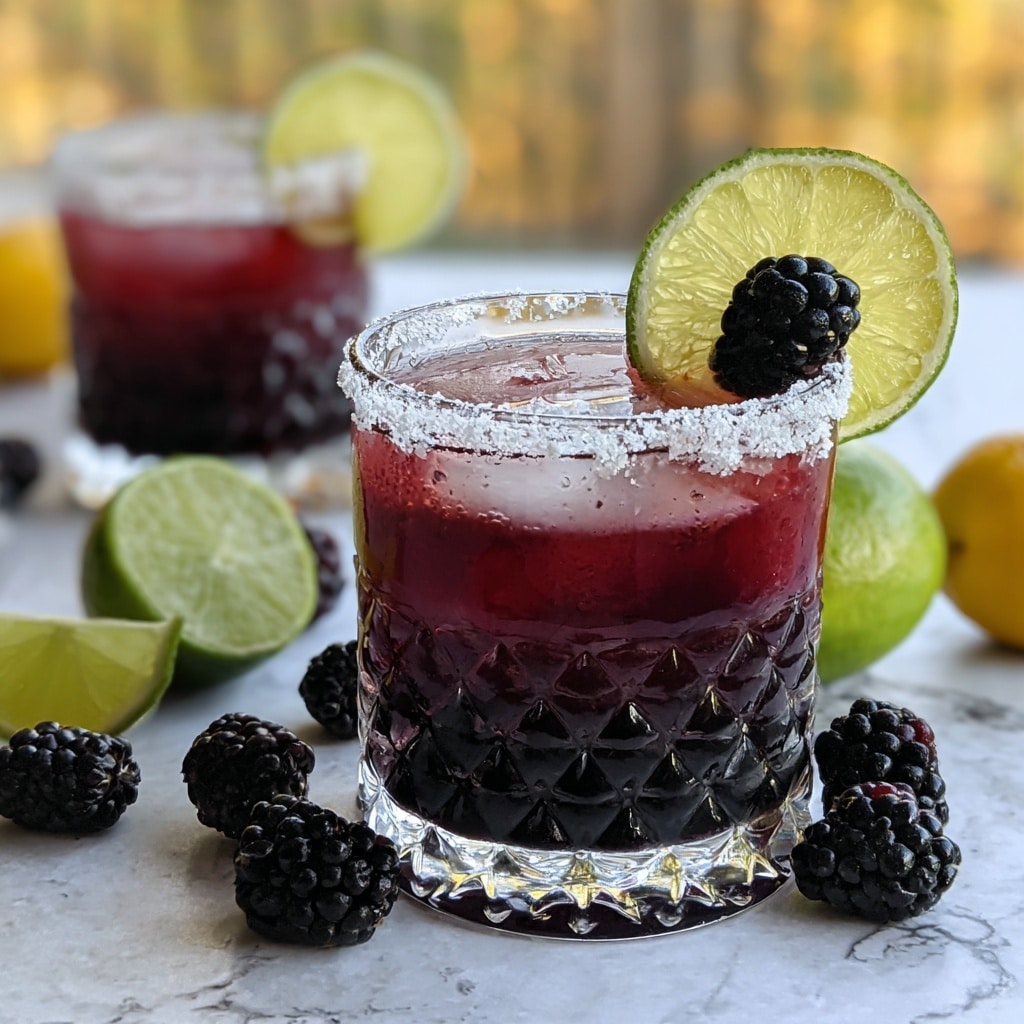 Blackberry Margarita Smash Recipe - Recipe Image