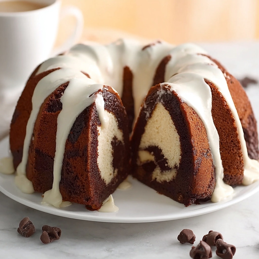 Chocolate-Vanilla Swirl Bundt Cake Recipe - Recipe Image