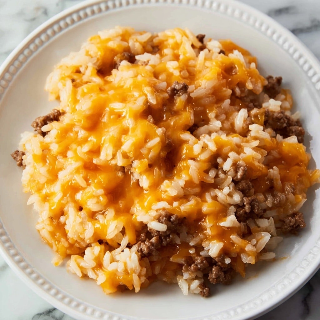 Instant Pot Cheesy Ground Beef and Rice Recipe - Recipe Image