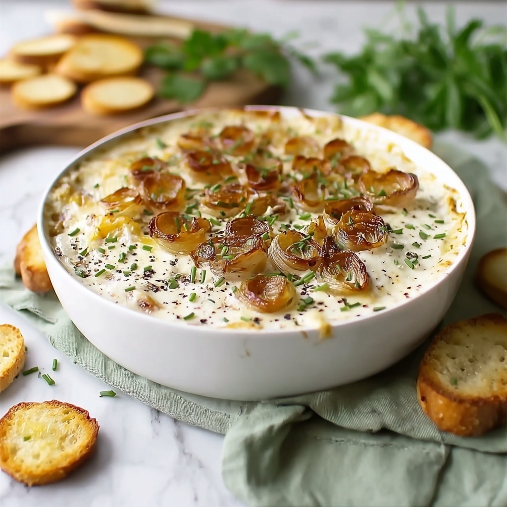 Homemade French Onion Dip From Scratch Recipe - Recipe Image
