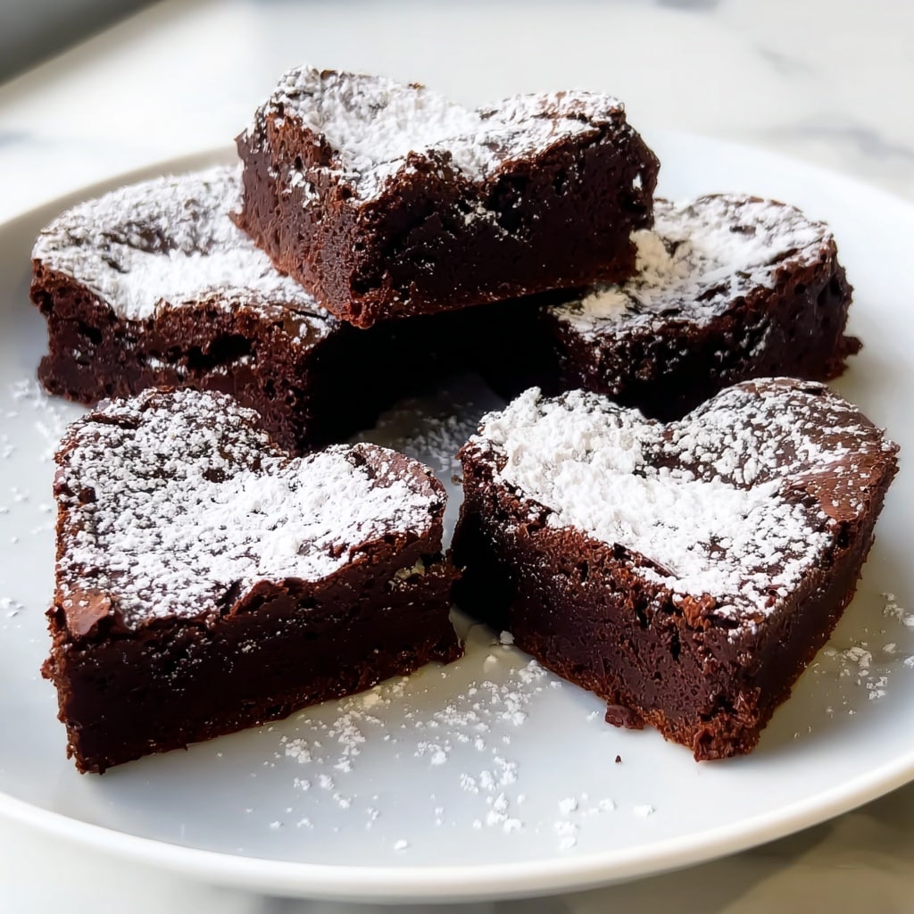 Heart Shaped Brownies: 5 Ways to Make Them Irresistible Recipe - Recipe Image