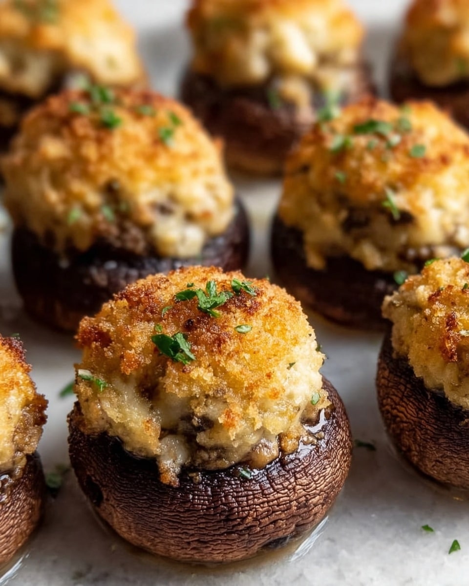 Stuffed Mushrooms: A Perfect Appetizer or Side Dish Recipe - Recipe Image